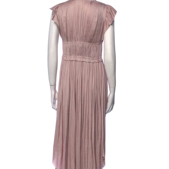 NWOT ULLA JOHNSON Kaiya Midi Dress in Lavender XS $495 - Picture 8 of 9